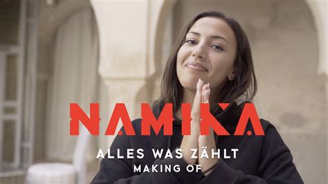 Making Of Alles Was Zählt Namika Youtube