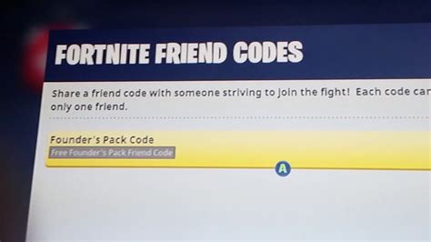 Fortnite Founders Code