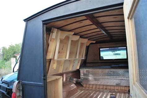 Truck campers mounted on pickup trucks are the most popular. DIY Truck Cabin Ideas 42 - RVtruckCAR | Truck bed camping ...
