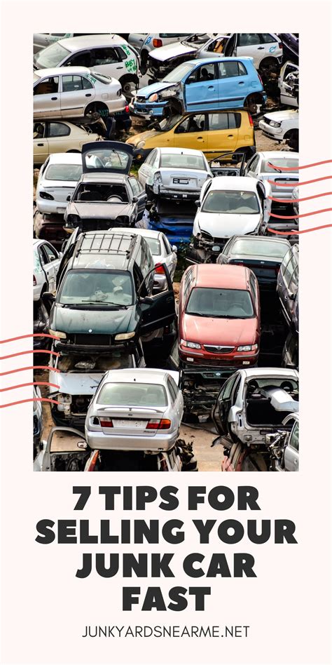 7 Tips for Selling Your Junk Car Fast | Junkyard cars, Junkyard, Car buying