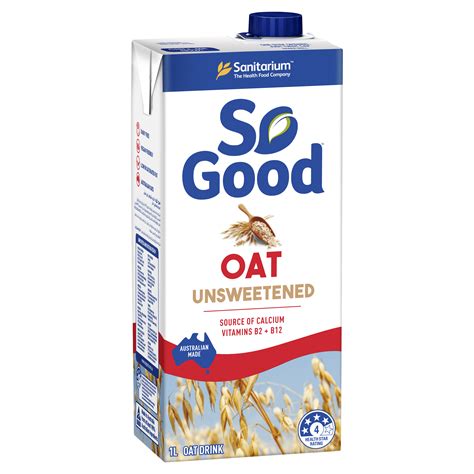 1l So Good Oat Milk Unsweetened Lazada Ph
