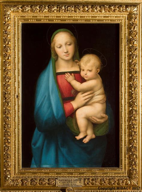 La Madonna Del Granduca Di Raffaello Opere Le Gallerie Degli Uffizi