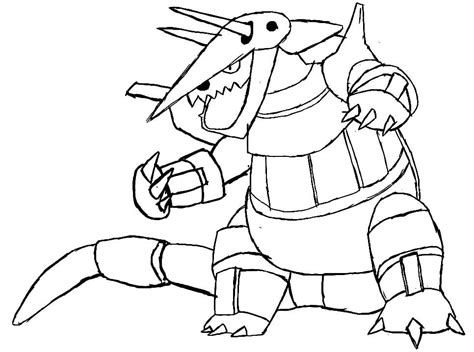 Pokemon Aggron Coloring Page Free Printable Coloring Pages For Kids