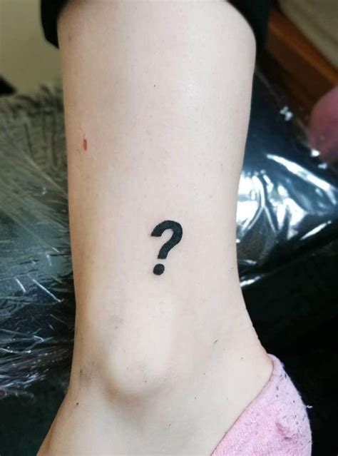 30 Pretty Question Mark Tattoos You Can Copy Mark Tattoo Tattoo You