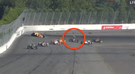 Indycars Justin Wilson Injured In Crash At Pocono Raceway