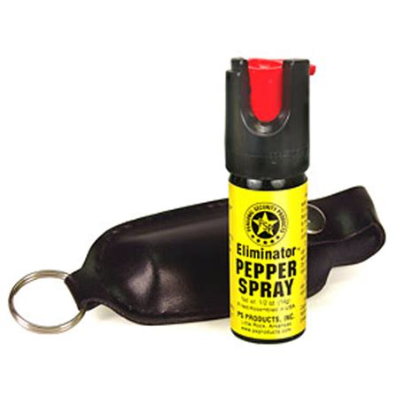 Eliminator Pepper Spray 12oz Blk Sng Tactical