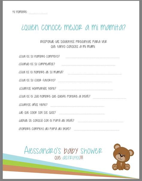 Juego Para Baby Shower Parentesco Del Bebe Juegos Para Baby Shower Baby