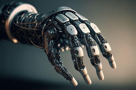 Premium Ai Image Robotic Hand With Artificial Intelligence