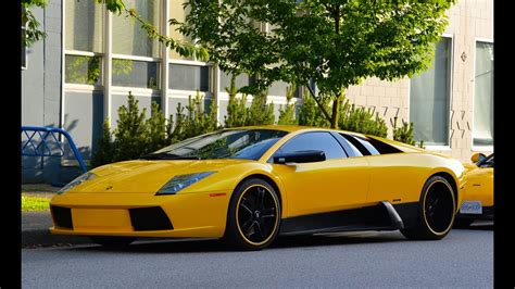 Yellow Lamborghini Murciélago In Vancouver Youtube