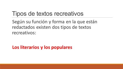 Lectura Y Redacción Ii Textos Recreativos Ppt Descargar