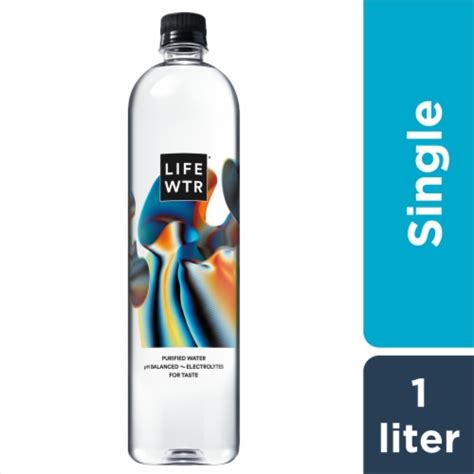 Lifewtr Purified Ph Electrolyte Bottled Water 1 Liter Food 4 Less