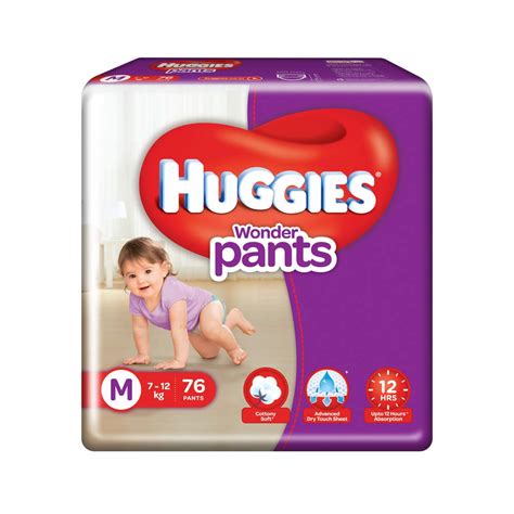 Huggies Complete Comfort Wonder Pants Medium M Size Baby Diaper Pants