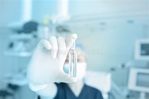 Nurse Showing Drug In Hospital Stock Image Image Of Antibiotic