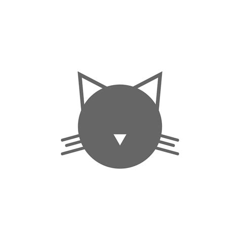 Premium Vector Cat Icon Logo Design Illustration Vector