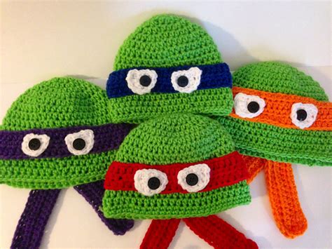 Ravelry Ninja Turtle Hat Pattern By Gramma Beans