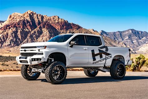 Hardrock Offroad H700 24x14 Afflictions On A Lifted 2019 Chevrolet