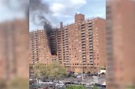 Four Injured In Bronx High Rise Fire