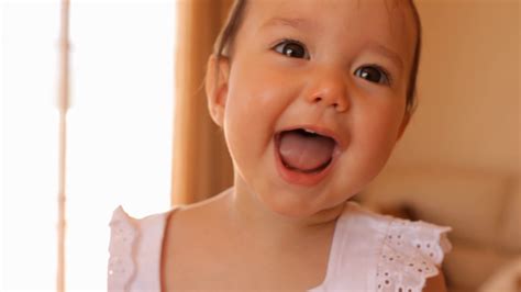 Baby Laughing Close Up Stock Footage Sbv 300582754 Storyblocks