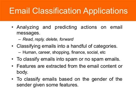 Email Classification