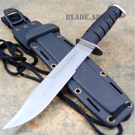 12 Marine Hunting Tactical Military Combat Survival Knife Fixed Blade