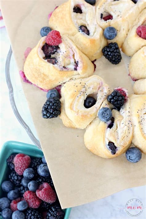 Maybe you would like to learn more about one of these? Triple Berry & Cream Cheese Ring - Pillsbury Crescent Roll ...