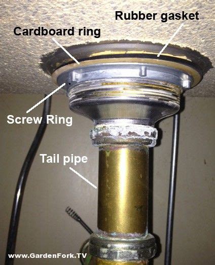 Sink does not drain completely. Replace Sink Strainer Gasket DIY Plumbing | Diy plumbing ...