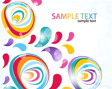 Abstract Vector Colorful Background Free Vector In Encapsulated
