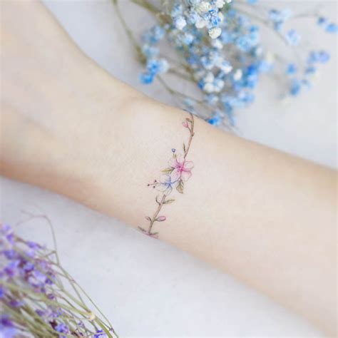 Wrist Flower Tattoos Best Tattoo Ideas Gallery