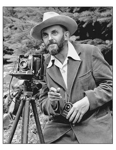 Ansel Adams The Famous Photographer Self Portrait Etsy
