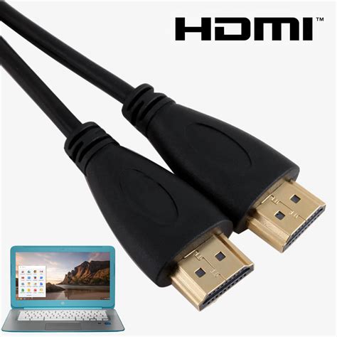 Chromebooks by default come with media ports that allow you to power additional displays. Samsung, Acer, HP, Asus Chromebook Laptop HDMI TV 3m Gold ...