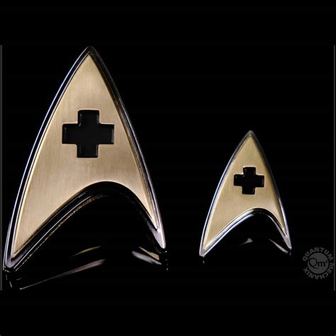 Quantum Mechanix Star Trek Discovery Enterprise Medical Badge And
