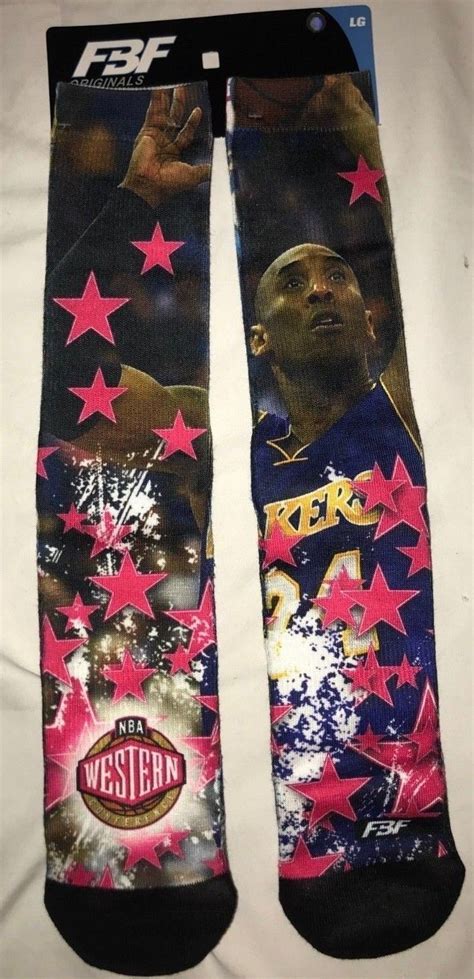 Fbf Originals Kobe Bryant Western Conference All Star Socks L 10 13 Socks