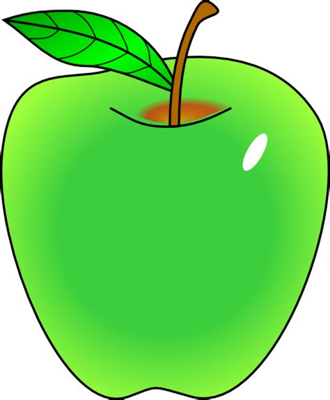 Green Apple Clipart Free Images 2 Wikiclipart