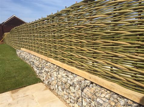 Continuously Woven Willow Fences Wonderwood