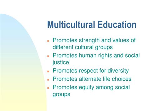 Ppt Five Approaches To Multicultural Education Powerpoint