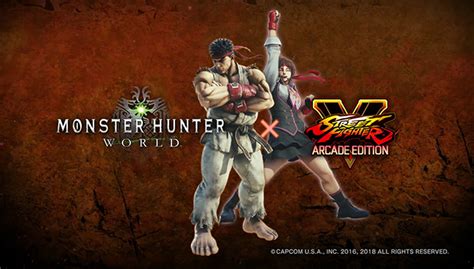 Monster Hunter World Street Fighter Collaboration Paladini Del