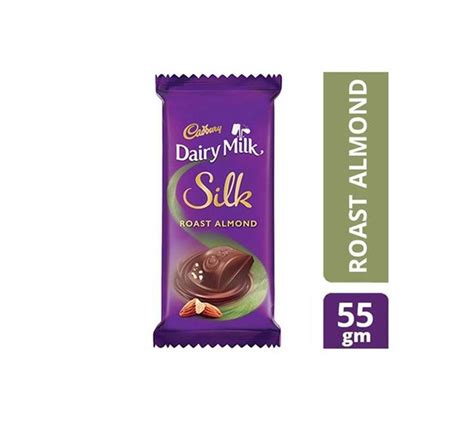 Cadbury Dairy Milk Silk Roasted Almond Chocolate 55g 1pcs