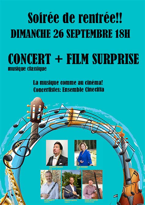 Soiree De Rentree Concert Musique Classique Film Surprise Imagin