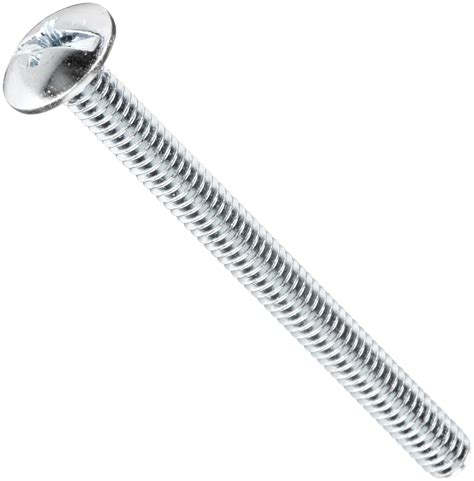 Steel Pan Head Machine Screw Zinc Plated Imported Fully Threaded 8 32