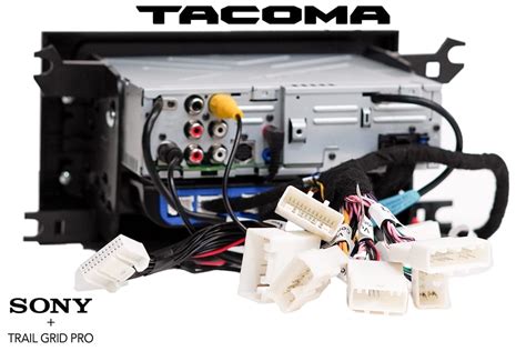 Sony Xav Ax7000 Plug And Play Bundle 16 19 Tacoma Trail Grid Pro
