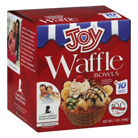 Joy Waffle Bowls 7 Oz 10 Count