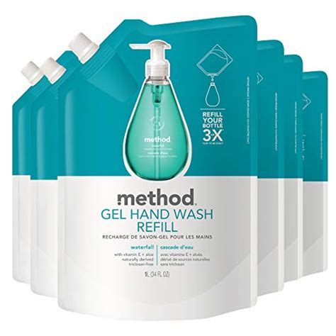 Method Gel Hand Soap Refill Waterfall 34 Fl Oz Pack Of 6 — 💲 2684