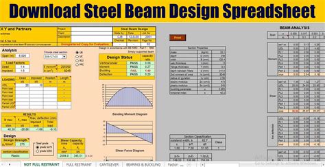 Aisc Steel Design Spreadsheets