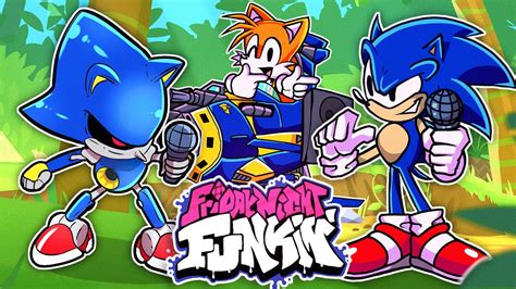 Tails E Metal Sonic No Friday Night Funkin Sonic Mod Game Videos