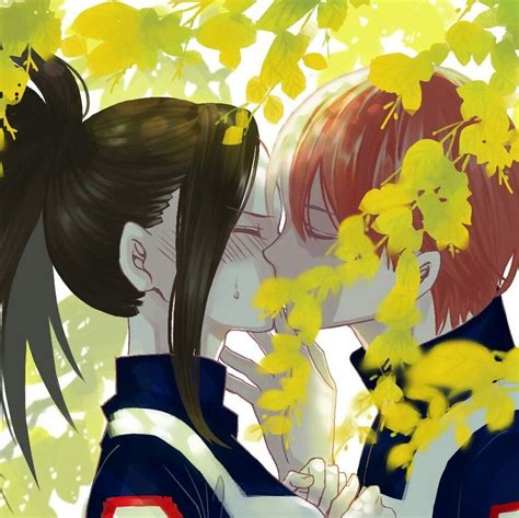 Todoroki Shouto × Yaoyorozu Momo Parejas De Anime Manga Anime Love