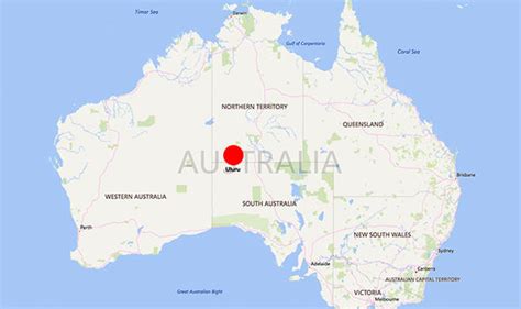 As you can see from the map. Australia map: Where is Uluru? Why can't tourists go up ...
