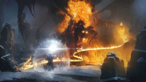 Wallpaper Engine The Lord Of The Rings Lotr Gandalf Vs Balrog