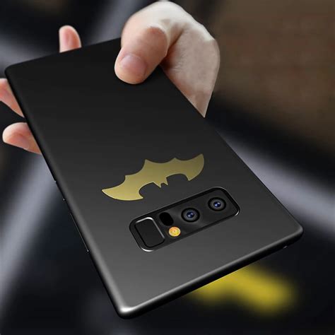 Luxury Batman Matte Phone Cases For Samsung Galaxy Note 9 8 S8 S9 Plus