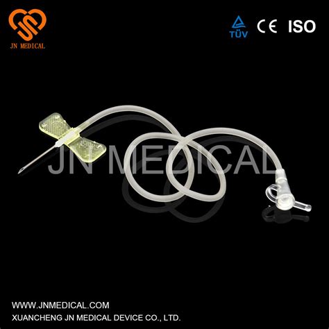 Sterile Iv Infusion Giving Set Luer Lock Connector Butterfly Needle China Iv Set And