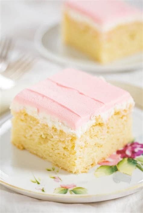 In a large bowl, with an electric mixer, beat butter and sugar until light and fluffy, 3 to 4 minutes. Easy Yellow Cake with Buttercream Frosting | RecipeLion.com